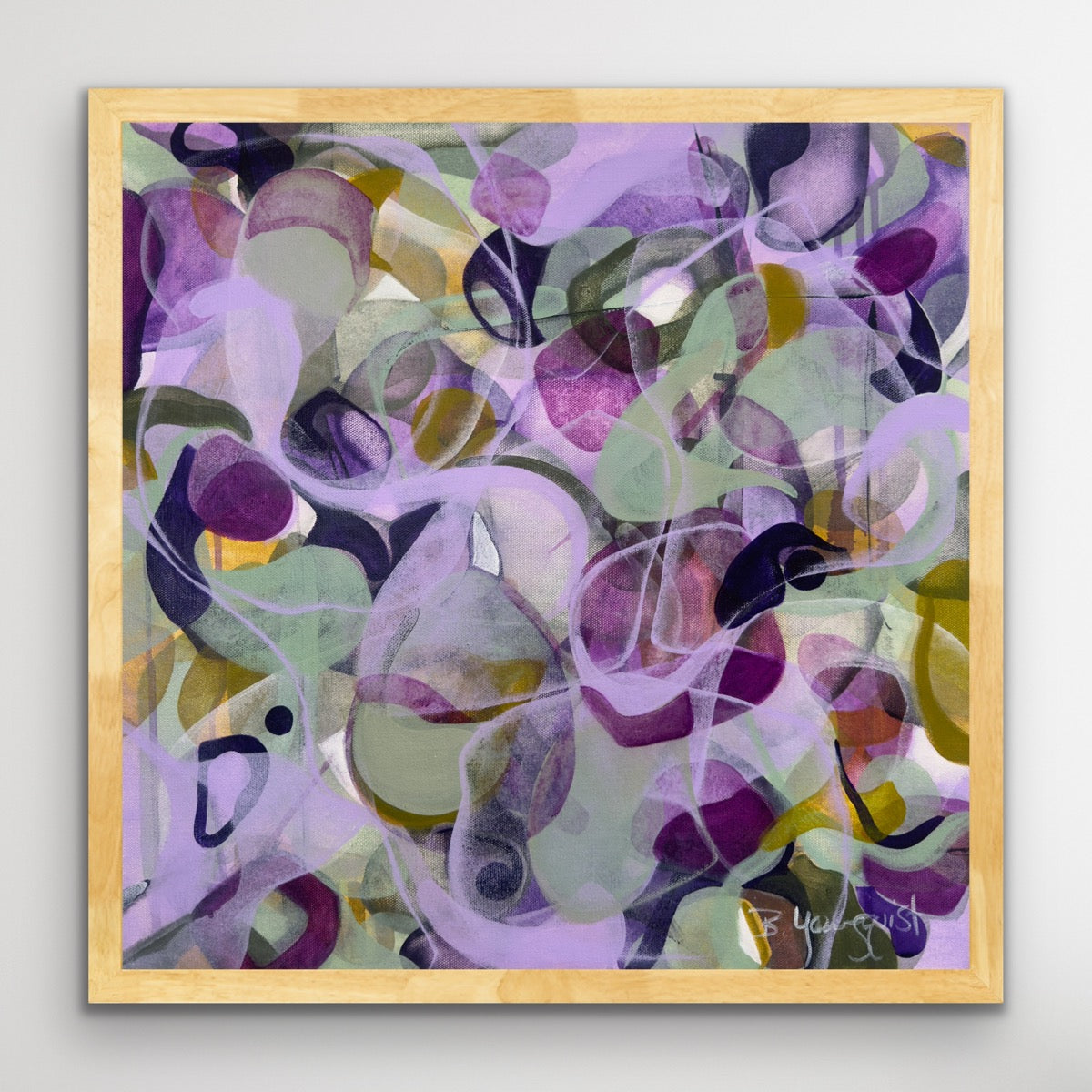 Lilac Sway Canvas Print