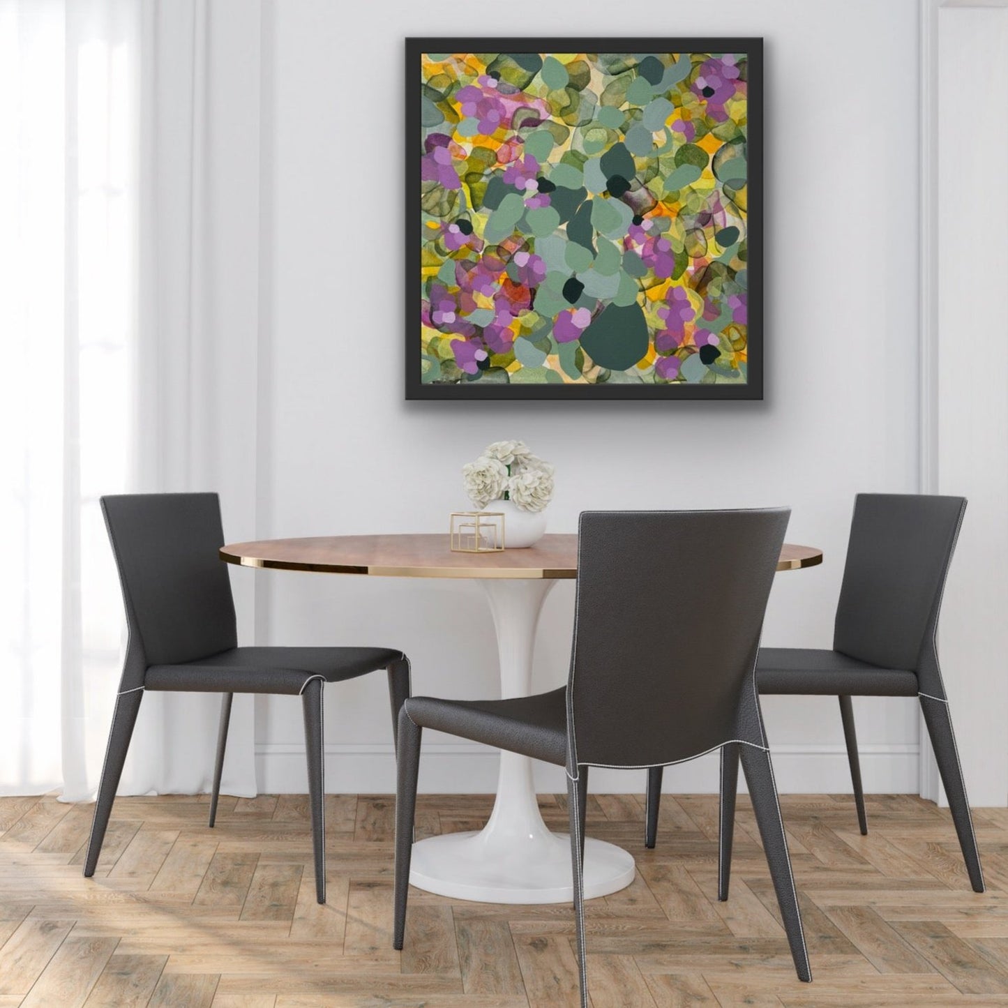 Wild Violets Canvas Print