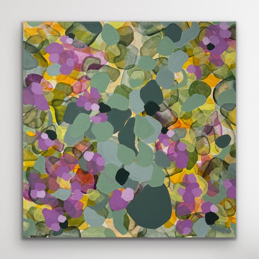 Wild Violets Canvas Print