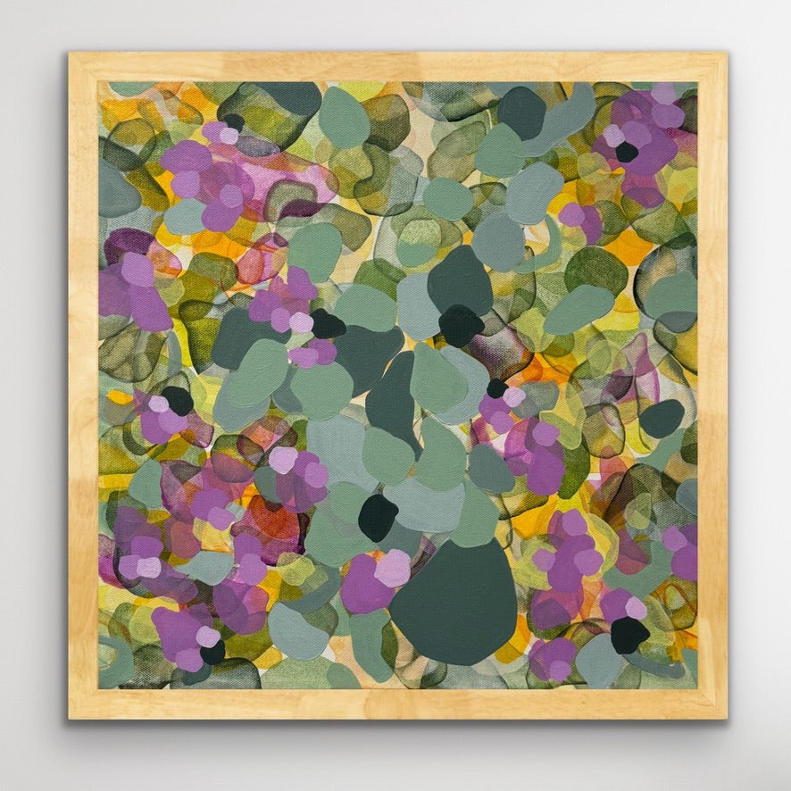 Wild Violets Canvas Print