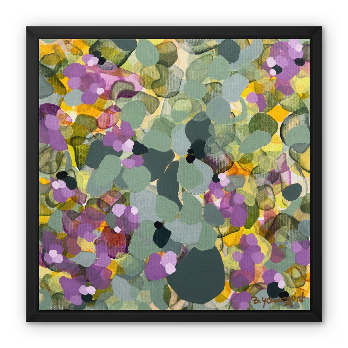 Wild Violets Canvas Print