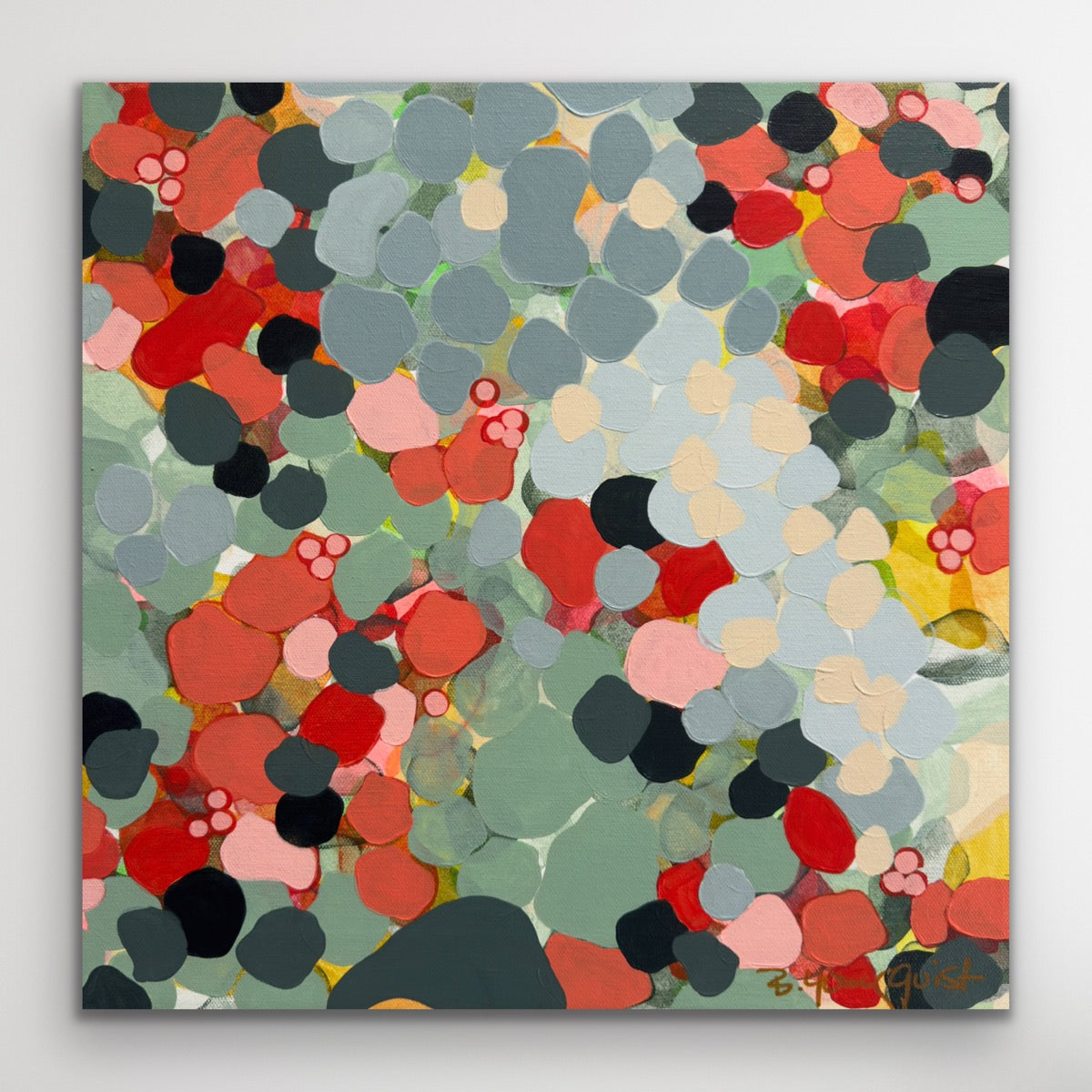 impatiens-abstract-floral-print-natural-wood-frame