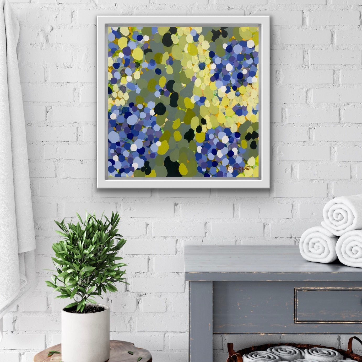 abstract -floral -original -painting-interiors