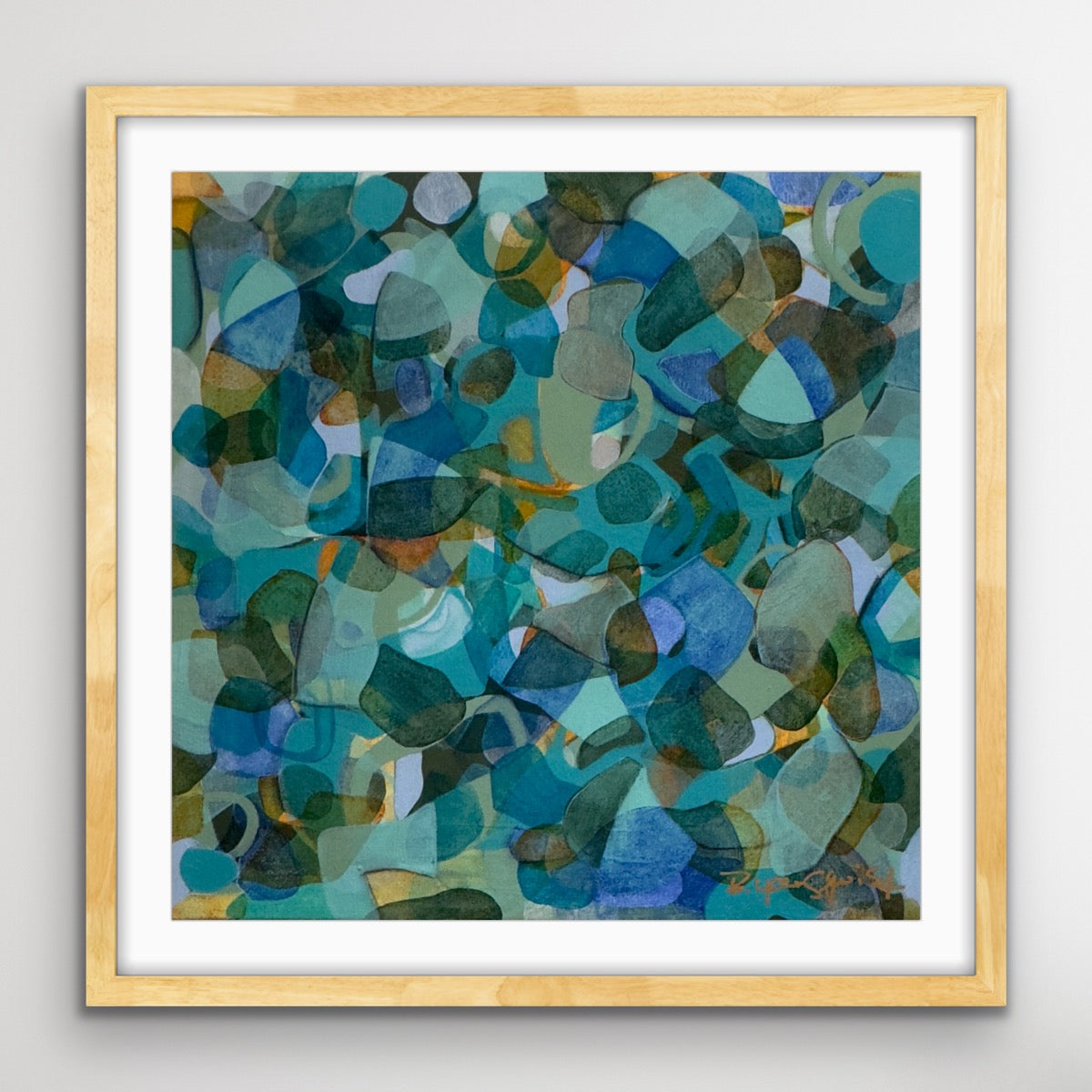 blue-green-abstract-art-print-framed-home-decor