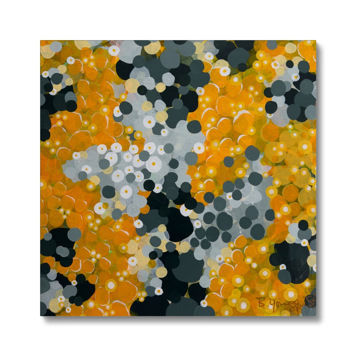 yellow-abstract-floral-canvas-home-decor